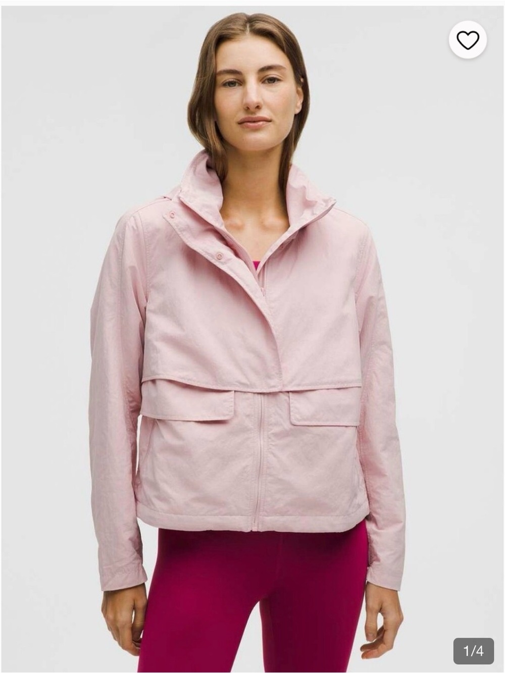 Lululemon Always Effortless Jacket Size 4 Pink Haze NWT